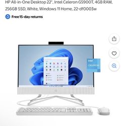 HP All-in-One 22-df0013w, 22-inch diagonal FHD IPS monitor (1920x1080)