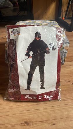 Master of Doom: Master of Doom Costume, Size: X-Large, Hood, Mask, Gloves, Boot Covers, Price: $25