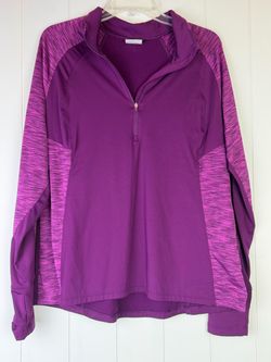 Danskin Dri More Women’s Purple Half-Zip Active Pullover