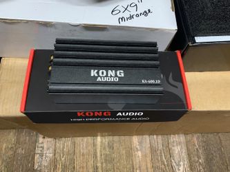 New Kong Audio Mini 600w Rms Mono Car Bass Amplifier