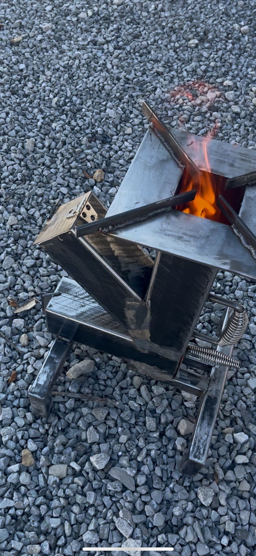 Emergency/SHFT Rocket stove