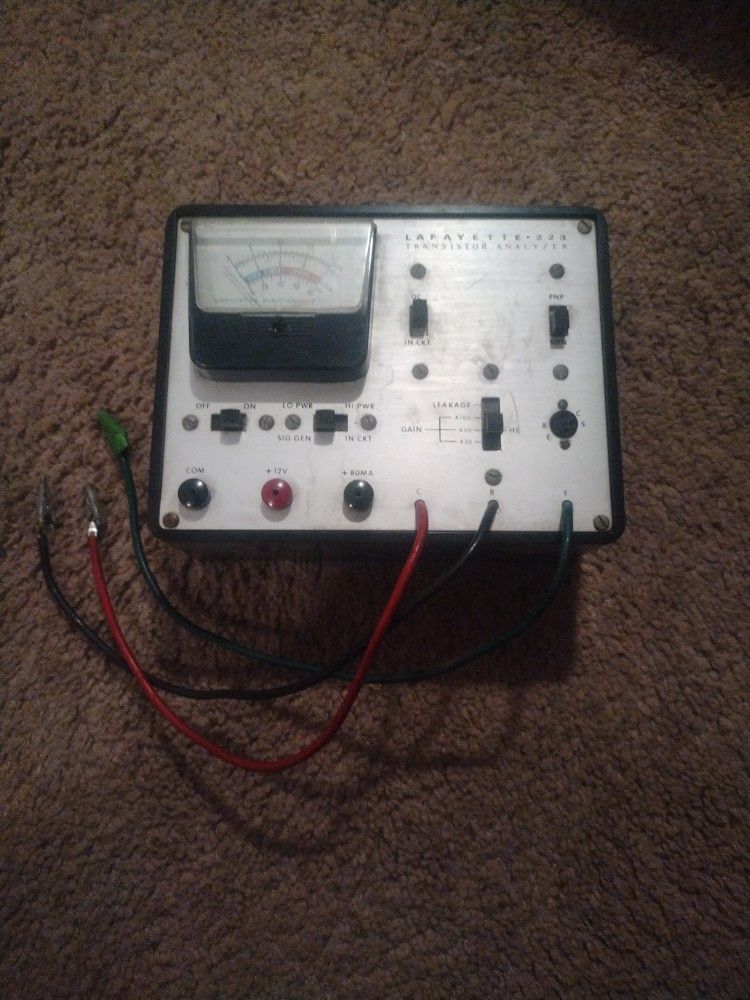 lafayette 223 transistor analyzer