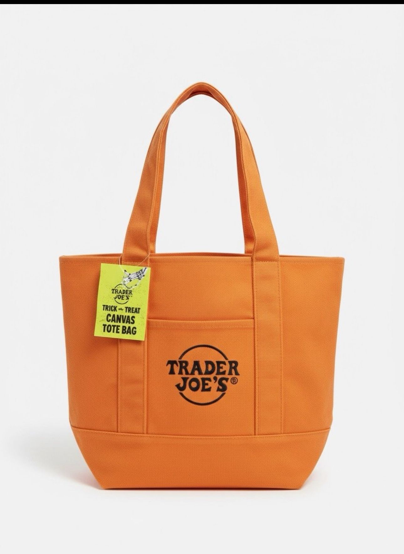 Orange Halloween Trader Joe Mini Totes
