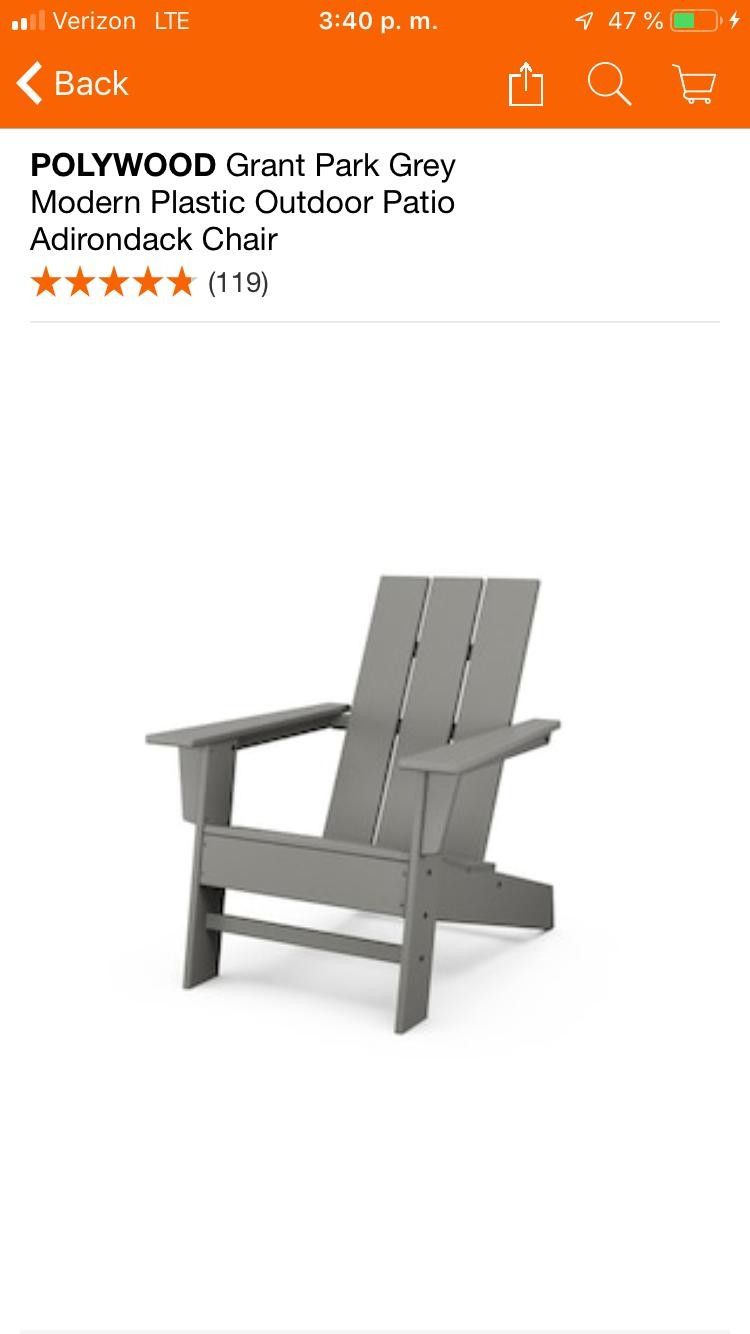 OUTDOOR CHAIR GRAY