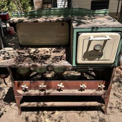 Antique Safe, Stove, Washer