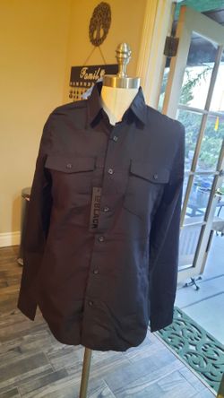 Mens rue 21 Black Slim Fit dress Shirt