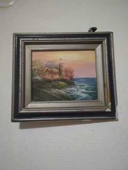 Summer Sam Of 69 Lighthouse Original Painting 
