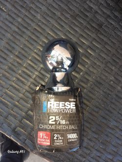 Chrome Hitch Ball 2  5/16
