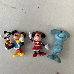 Vintage Disney  Mikey Mouse And Minnie And Mikey Mouse Bubble Container