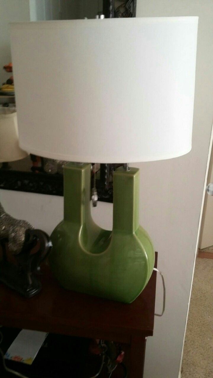 Beautiful green table lamp