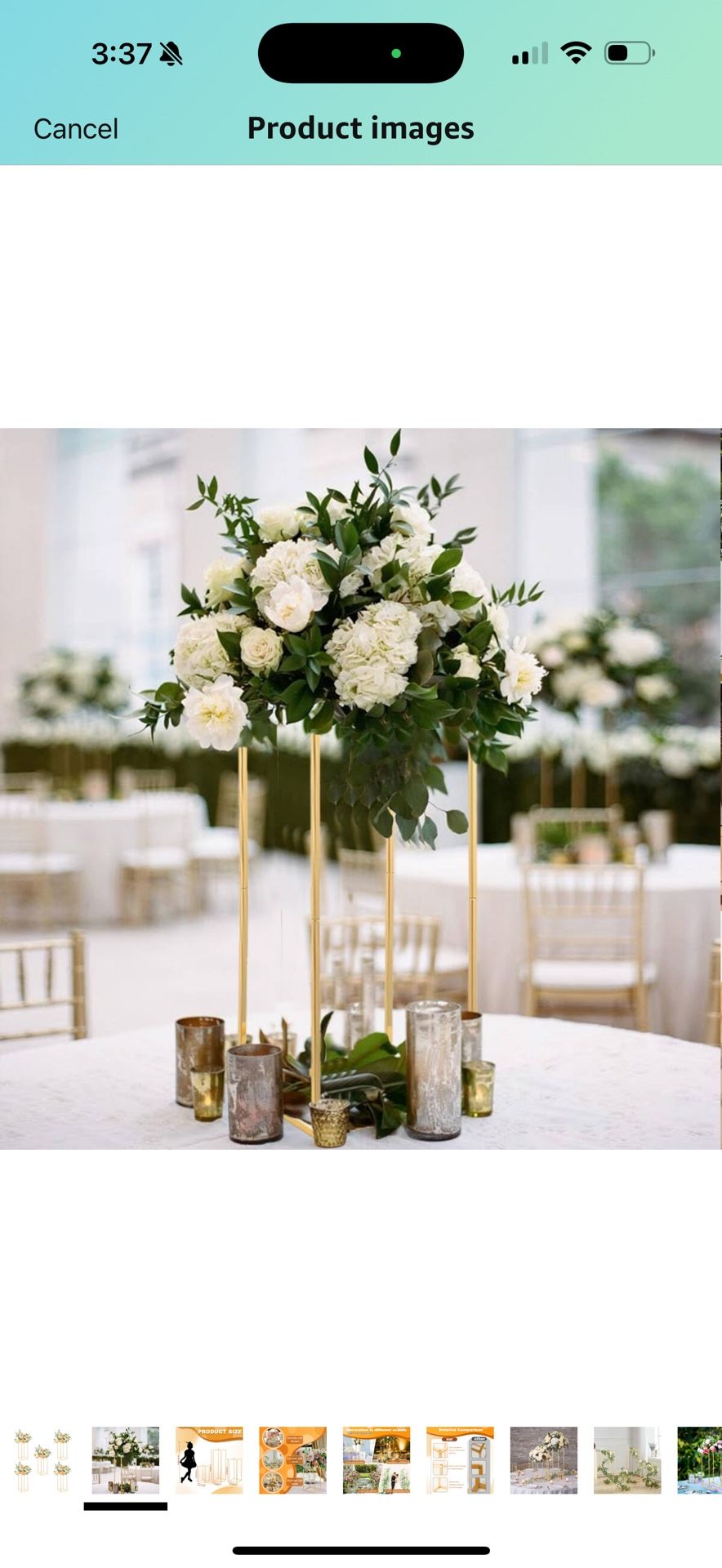 23.6inch Wedding Centerpieces for Tables,5pcs Gold Centerpieces,Tall Column Geometric Floral Vase for Birthday Party Event Table Decoration