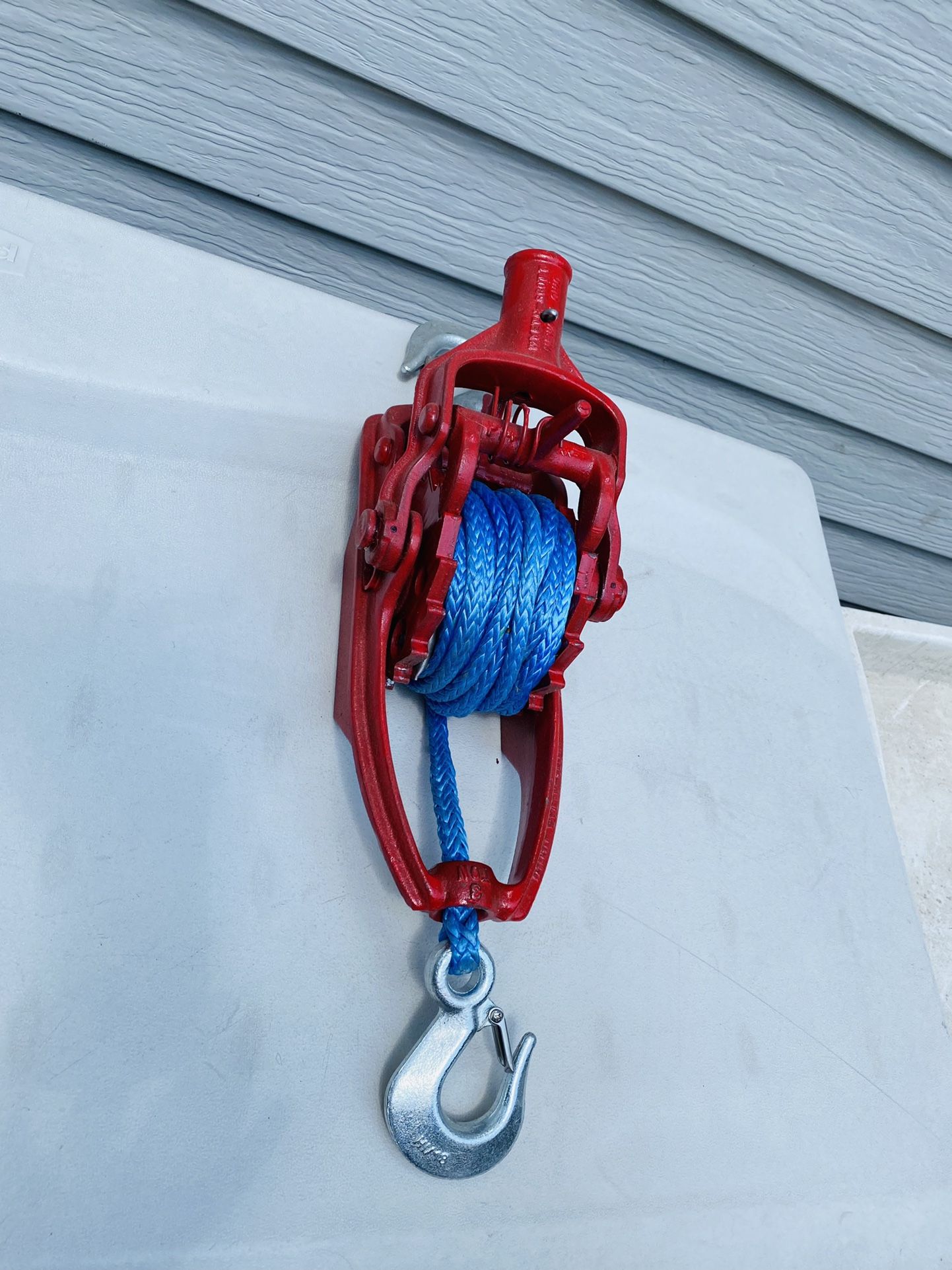 3 Ton Wyeth More Power Puller/ Winch Amsteel Blue Synthetic Rope 35 Foot Never Used /Brand new with Box!