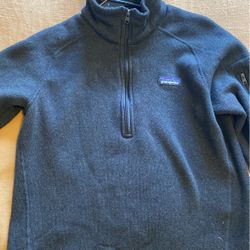 Black Womens M Patagonia Zip Up 