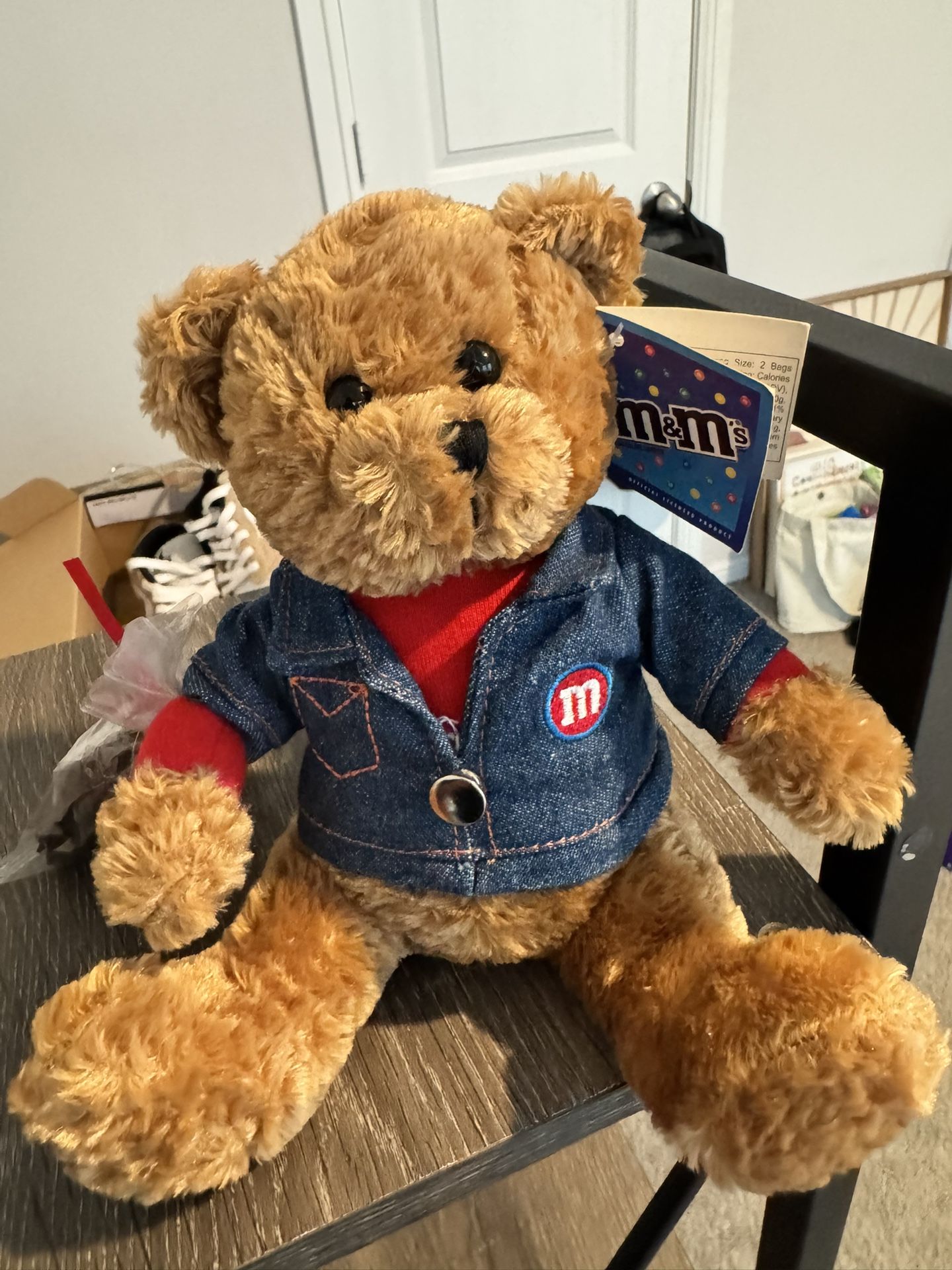 Vintage M&M teddy bear