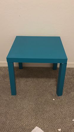 IKEA Lack Side Table Teal Blue