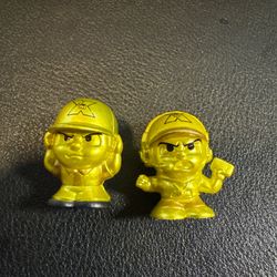 TeenyMates NFL 2021 Series X RARE Gold REFEREE and Gold COACH