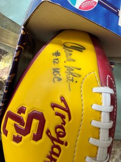 USC, signed football by Charles White, Heisman Trophy winner