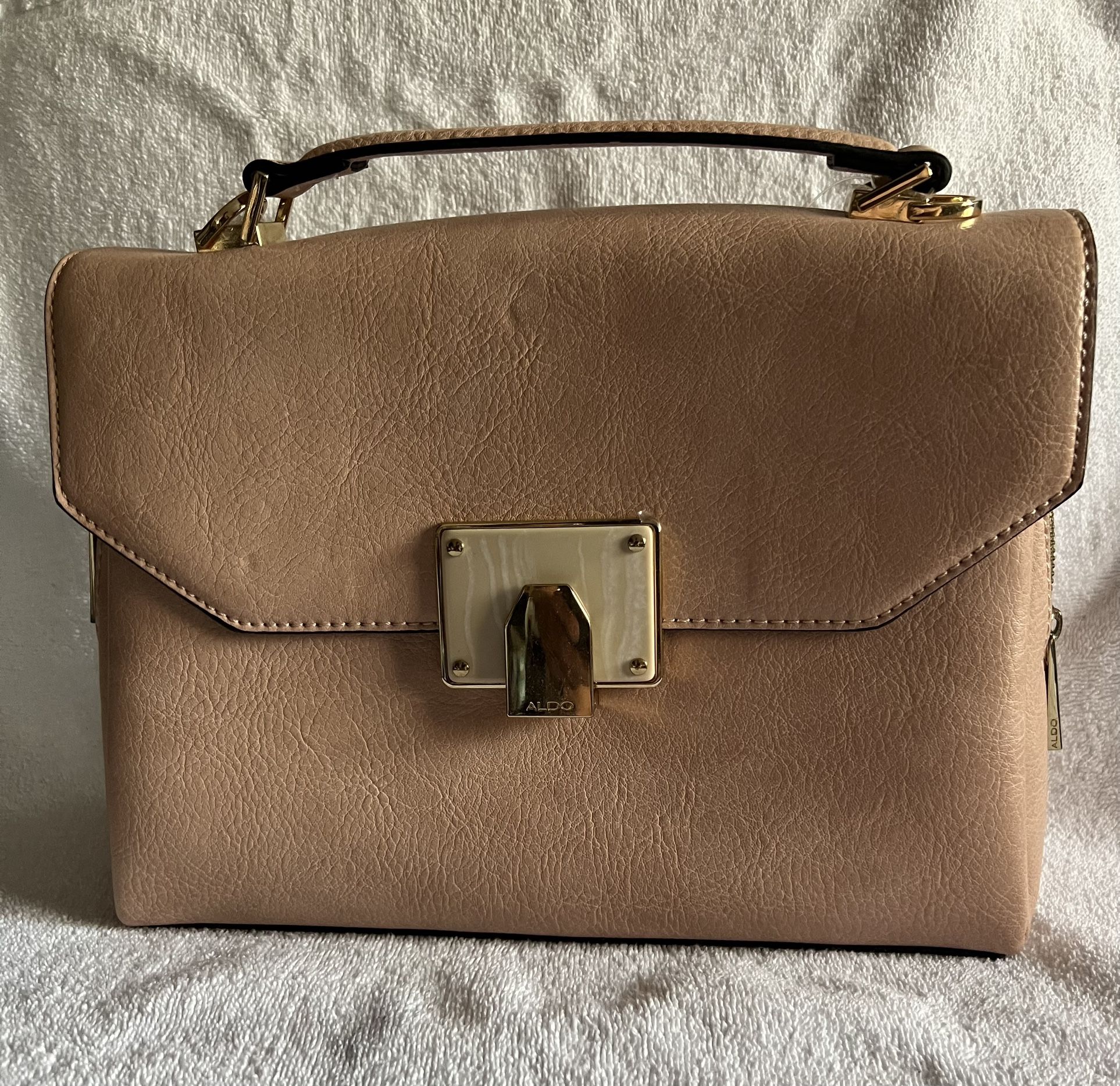 Aldo Light Pink Crossbody Bag With Removable Straps
