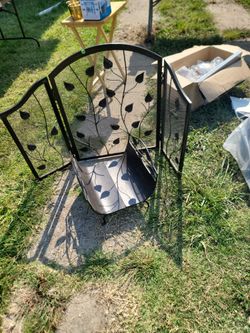 Fire Place Vent And Wodd Holder