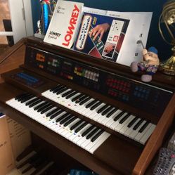 Organ by Lowery. Model is the Festival