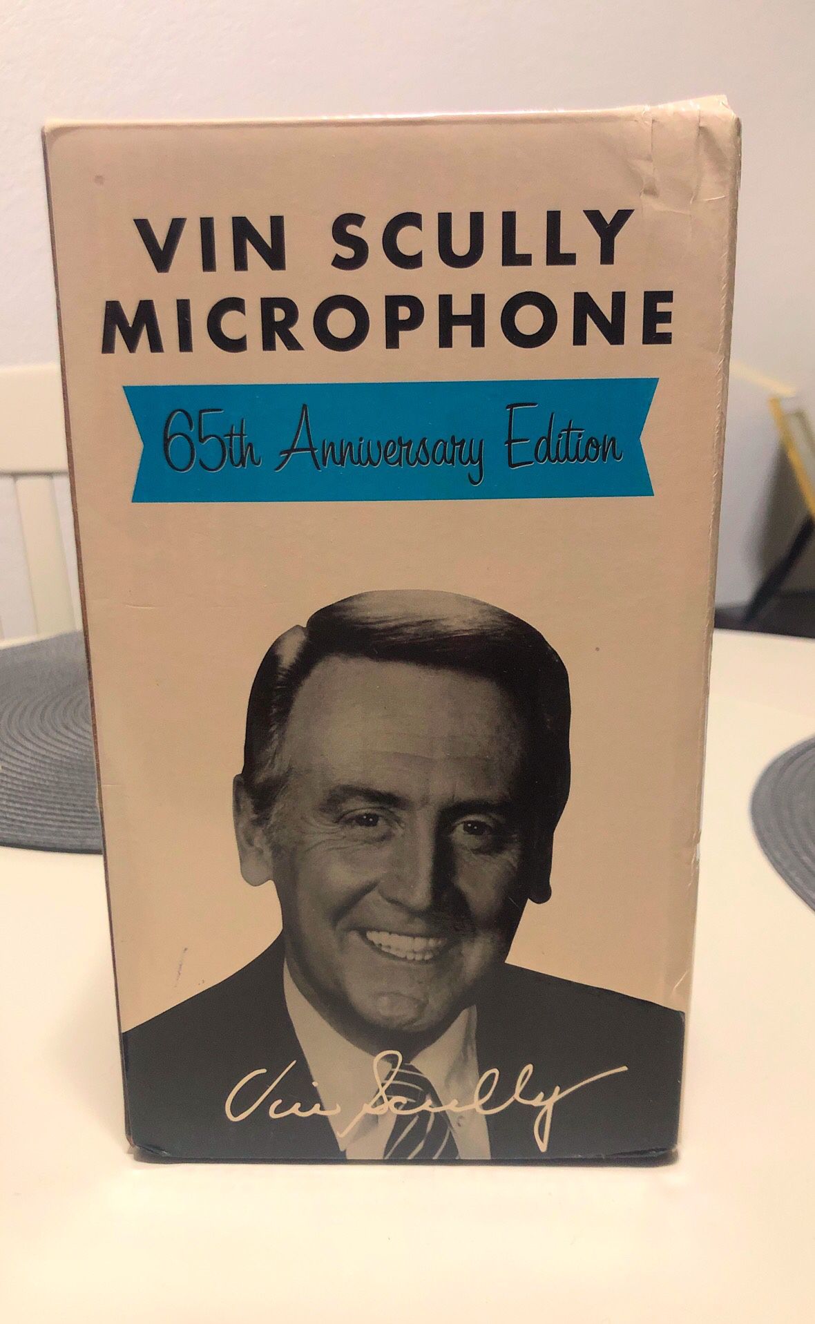NEW!VIN SCULLY MICROPHONE 65TH ANNIVERSARY EDITION