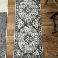 Blue Hallway Rug 