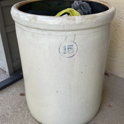 Vintage 15 Gallon Crock
