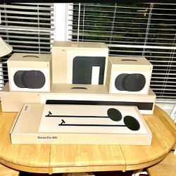 Sonos Arc Bundle With 2 Era 300s, 1 Sub Gen 3 (Brand New). Stands Not Included But Optional