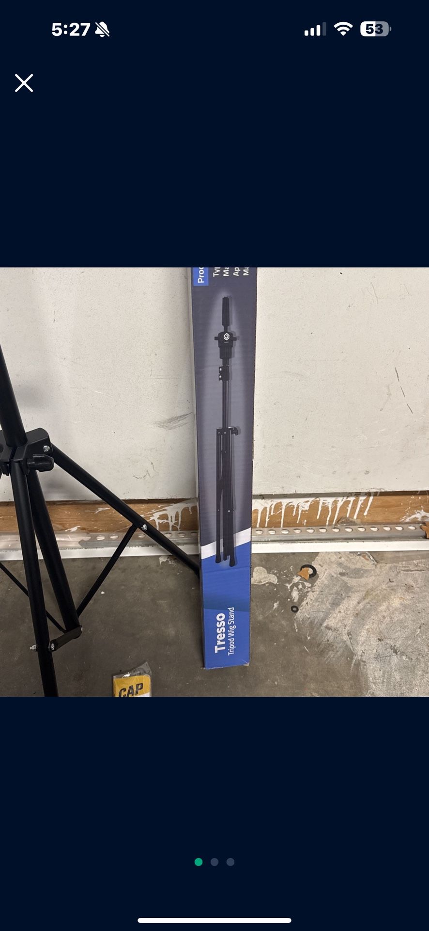 TRESSO WIG MANNEQUIN HEAD TRIPOD STAND