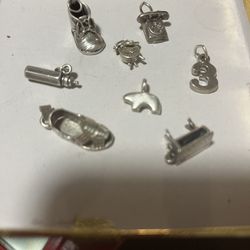 Charm De Plata $45 Cada Uno