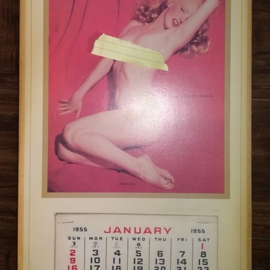 Marilyn Monroe Nude Calendar Girl Vintage Pin-up for Sale in Rolling Hills,  CA - OfferUp