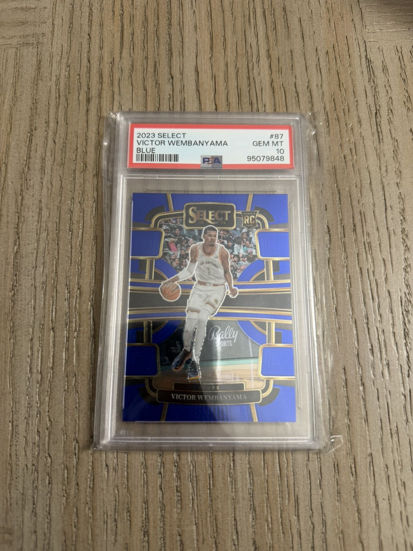 2023 Select Victor Wembanyama – Blue Prizm – Rookie – PSA 10 GEM MINT