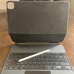 iPad Magic Keyboard (12.9) And Apple Pencil