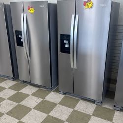 NEW SIDE BY SIDE REFRIGERATOR WHIRLPOOL FOR SALE