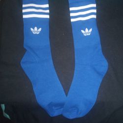 Blue Adidas  Socks