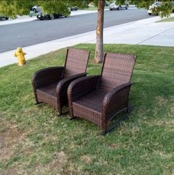 Brand new patio rocking chair sold as is no cushions price is firm!!!!