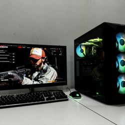 Gaming PC High FPS, 144Hz Monitor and Accessories