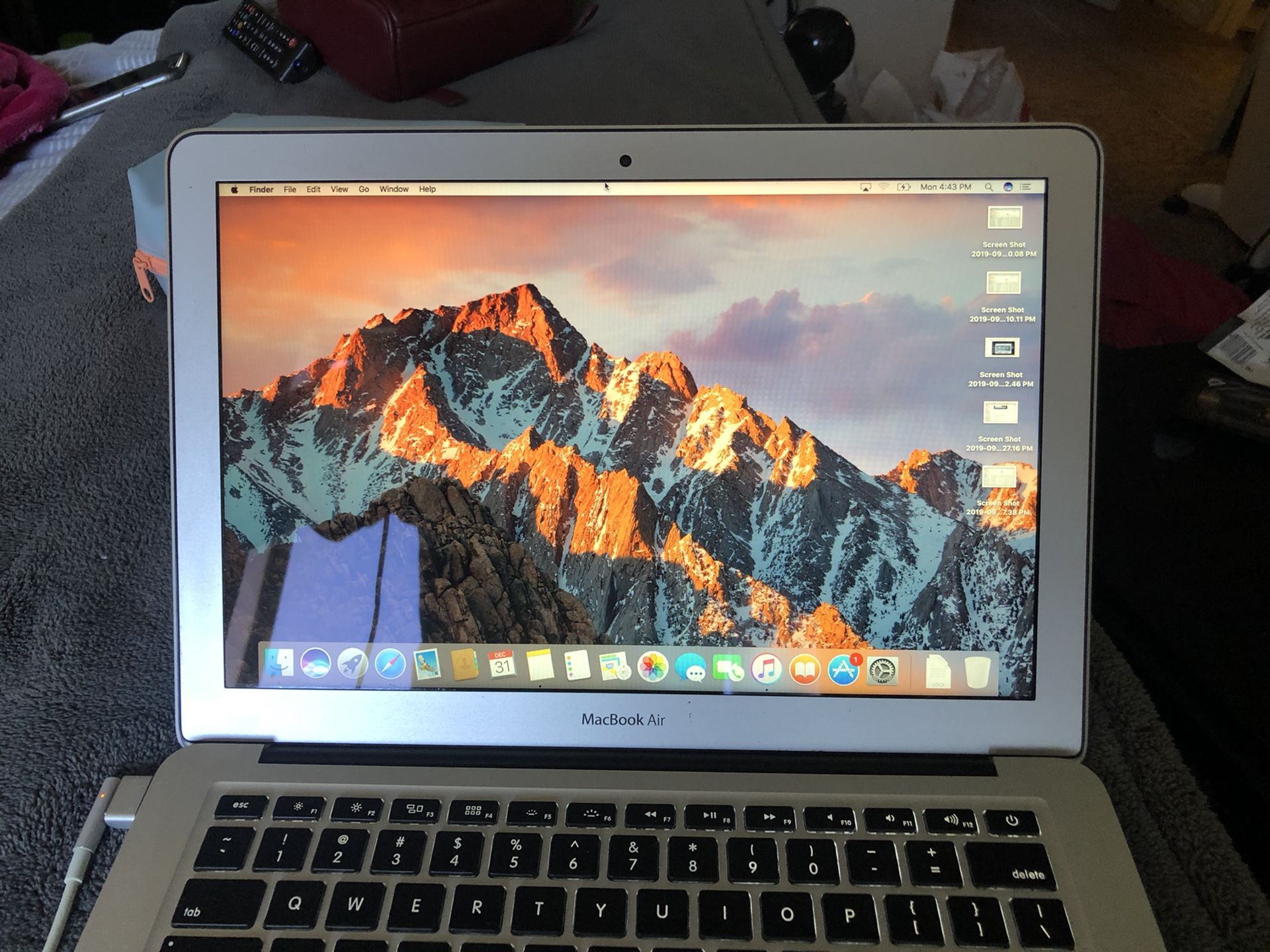 13” MacBook Air With Charger And Laptop Case