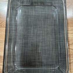Vintage Anchor Ovenware Baking Dish – Clear Glass - 13.5″ × 10″ - Made in USA