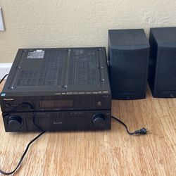Pioneer Elite Receiver with Speakers