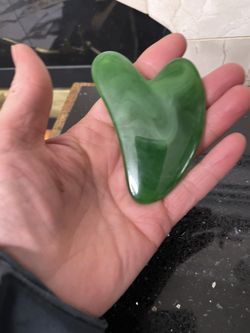 Green Jade Gua Sha Tool, Facial Massage Tool