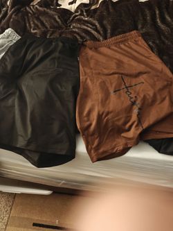Athletic Jesus Shorts Black and Brown