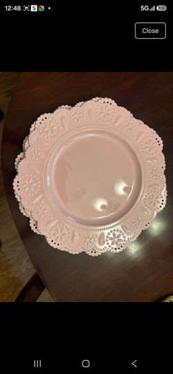 6 plates pink