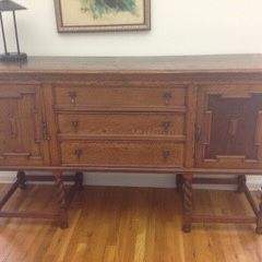 Antique English (?) Side Board  - Price Reduced. 