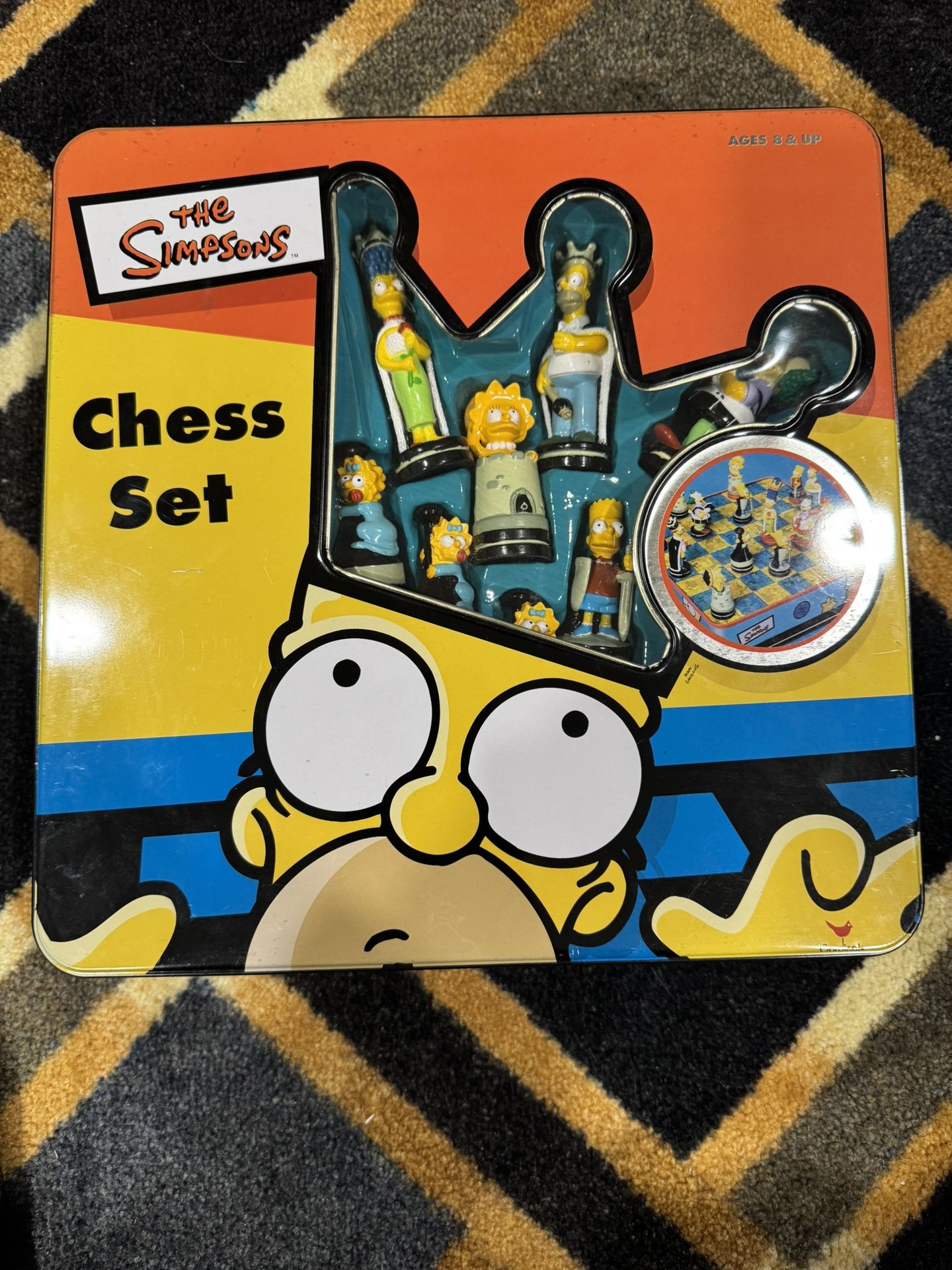 Vintage 1998 The SIMPSONS Chess Set