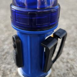 RAILROAD BLUE EMERGENCY STROBE LIGHT 4.5"