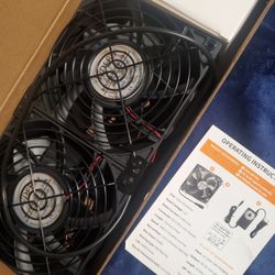 2x 120mm Computer Fan For Server Rack