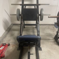 Leg Press *no weights* 