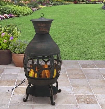 Cast iron chiminea