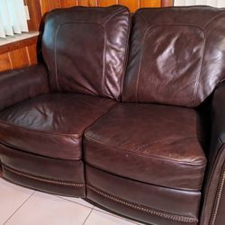 Loveseat - Leather & Fully Electric